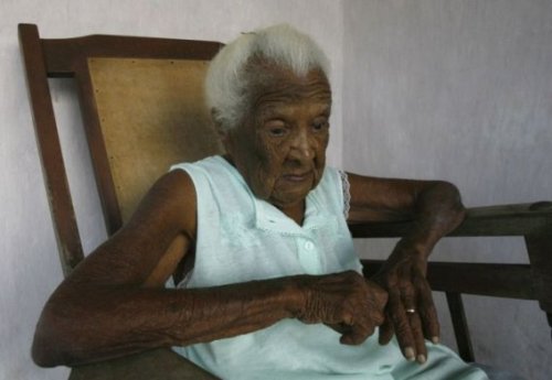 The world oldest person, Cuban Juana Bautista de la Candelaria Rodríguez, 